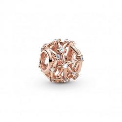 Charm Constellation d'Etoiles Ajoure Couleur Rose et Pierres Oxydes de zirconium PANDORA MOMENTS