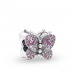 Charm Papillon Rose PANDORA MOMENTS